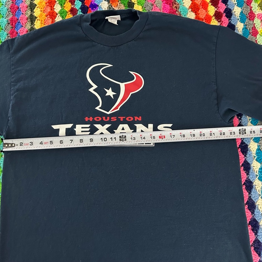 Y2K 2010s Houston Texans Football NFL Team Apparel Oversized Navy Graphi… - Picture 7 of 10